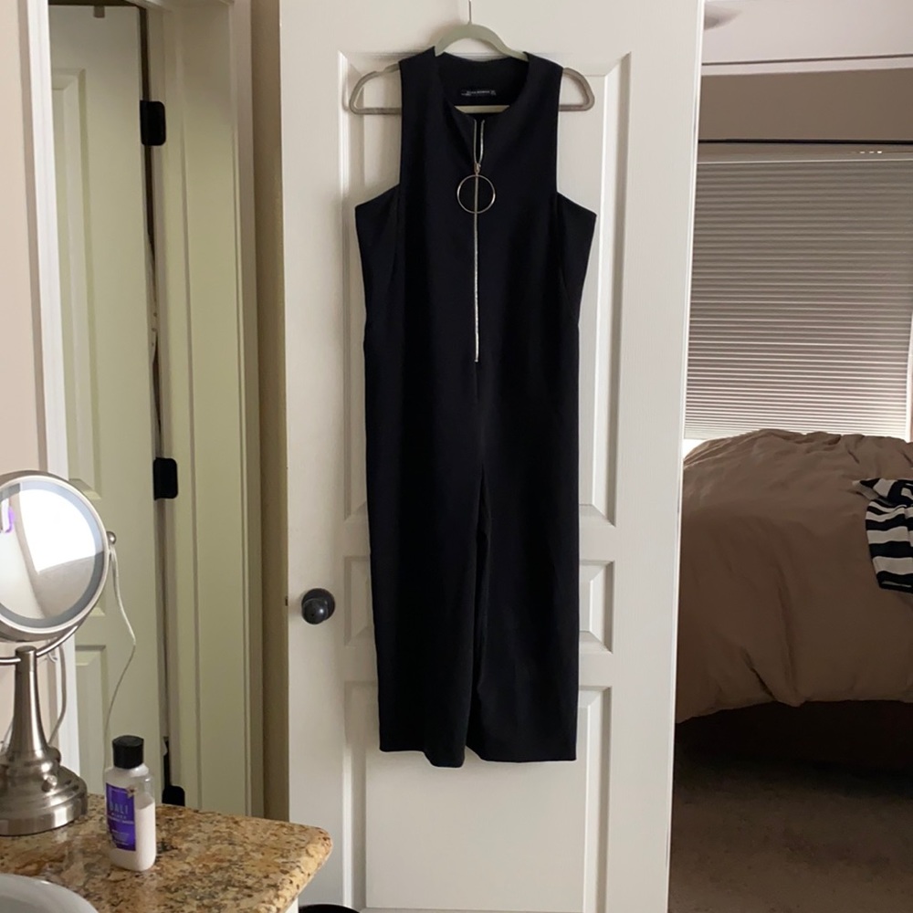 Zara jumpsuit with zipper.